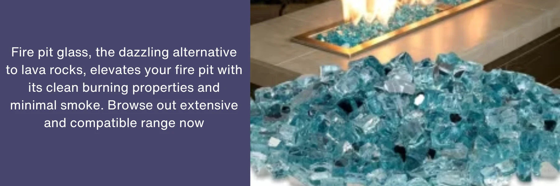 Fire Pit Glass Rocks & Fire Gems for Sale | Lux Yard and Homes
