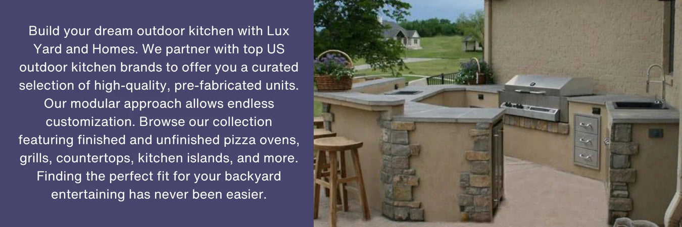 modular outdoor kitchens by top US brands