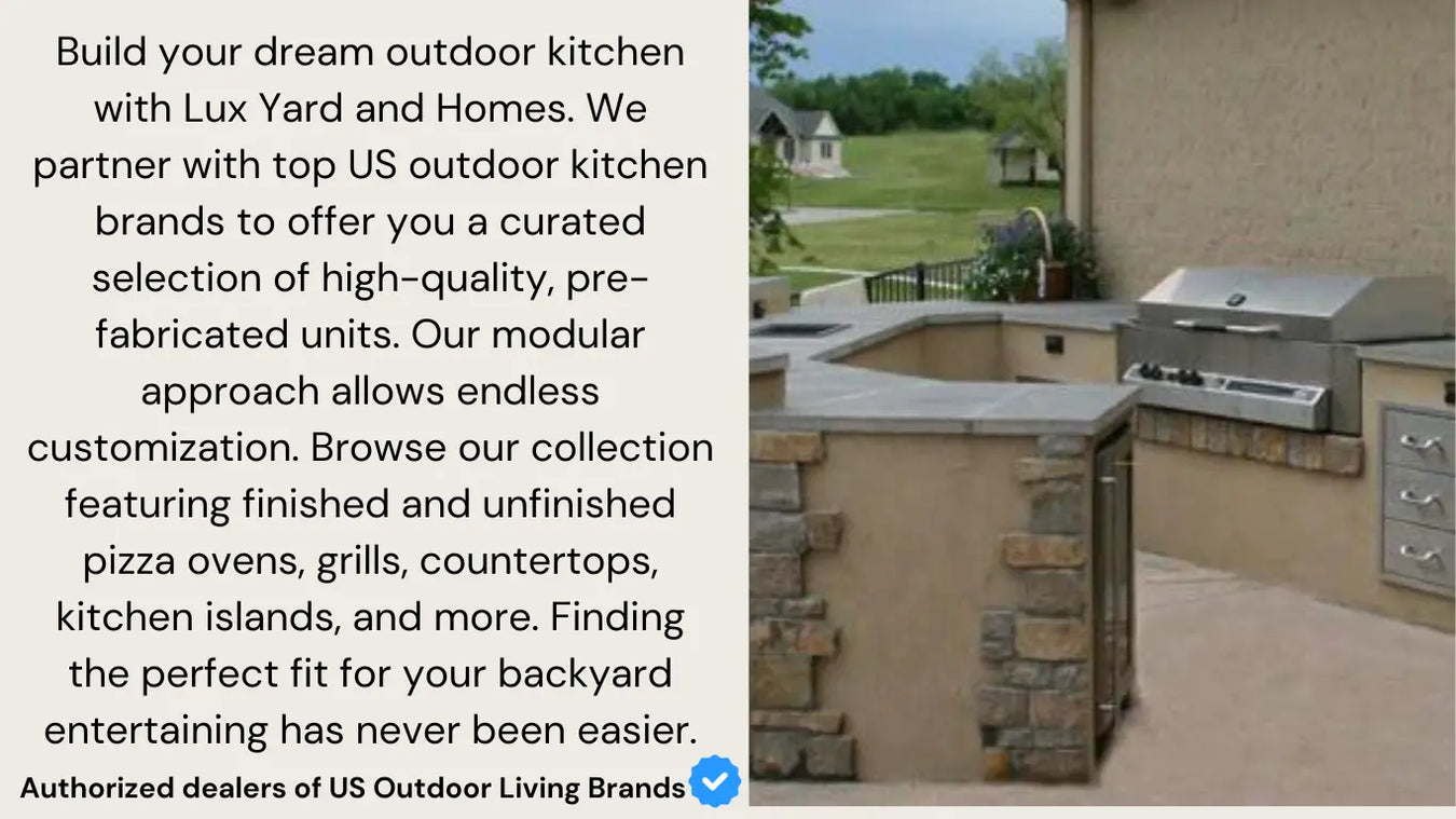 modular outdoor kitchens by top US brands