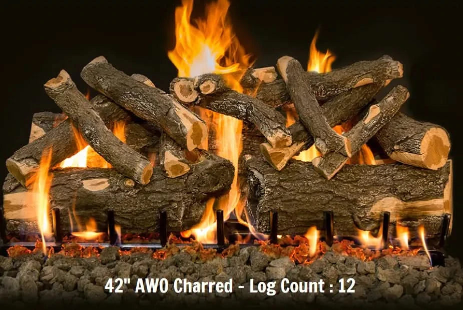 42inch arizona weathered oak charred grand canyon gas logs