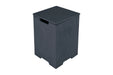 ONB404SL slate black GFRC square tank cover for elementi fire tables