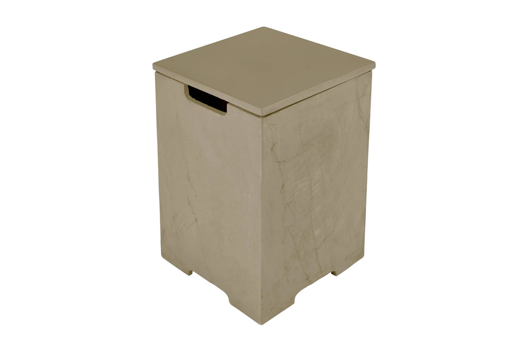 ONB404SY sunlight yellow GFRC square tank cover for elementi fire table