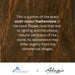 brown marble stone on adagio water feature close up