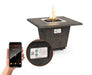 American Fyre Designs 60" Cosmopolitan Square Dining Fire Pit Table with FyreStarter Smartphone Control