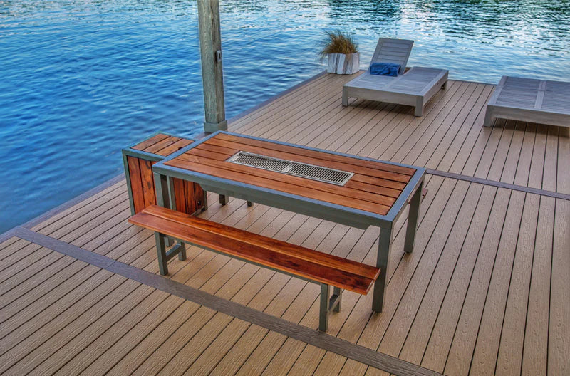 Angara 6 Person Outdoor Grill Table