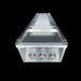 three burner grill chassis