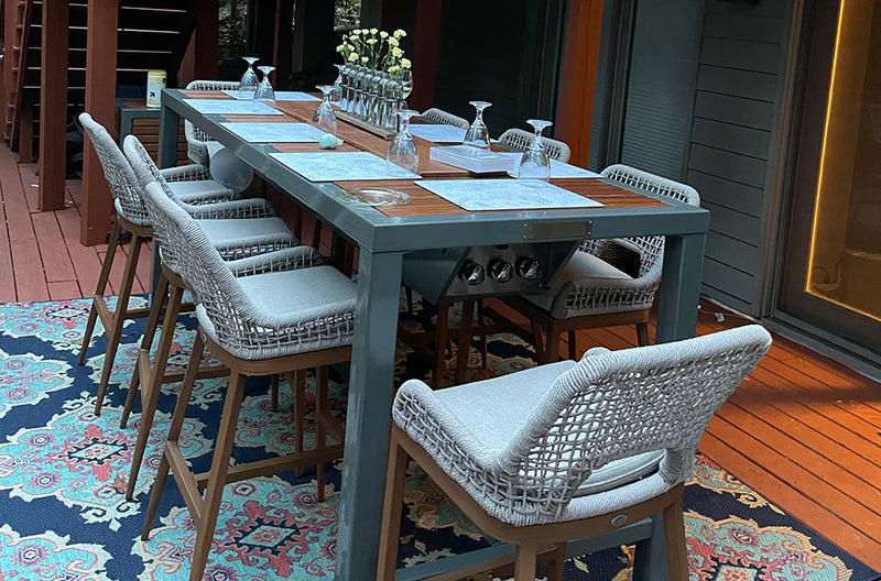 Angara Maximus 8 Seater Outdoor Grill Table