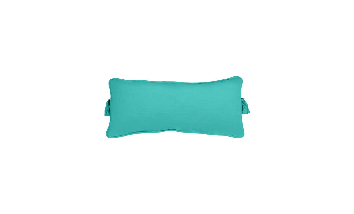 aruba headrest pillow for chaise lounger on a white background