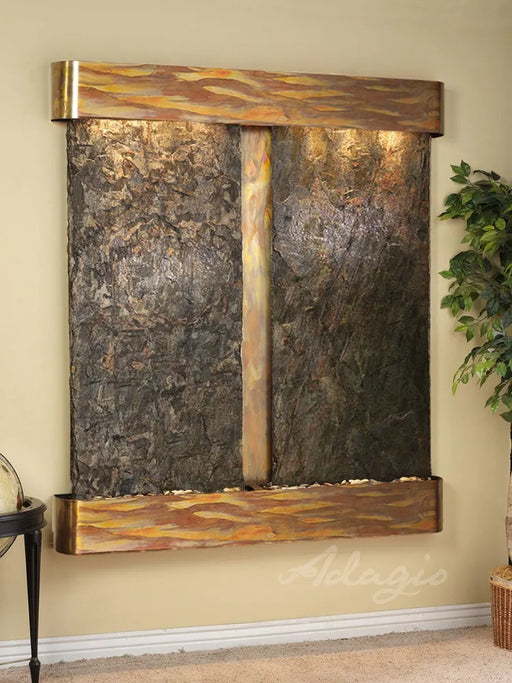 double panel wall mounted water feature