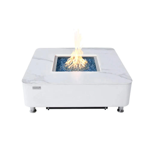 copenhagen marble porcelain square fire table elementi plus white background