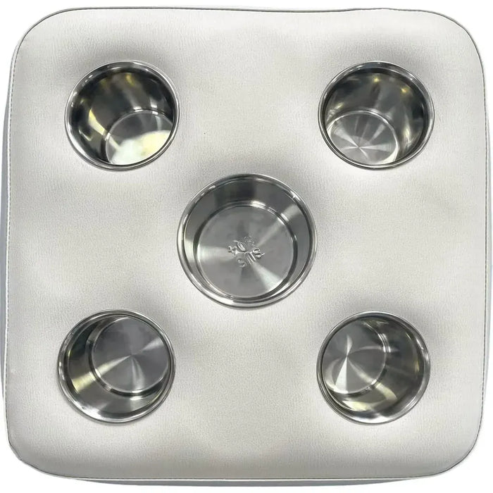 stainless steel cu holder for pool, lakes and yacht, close up