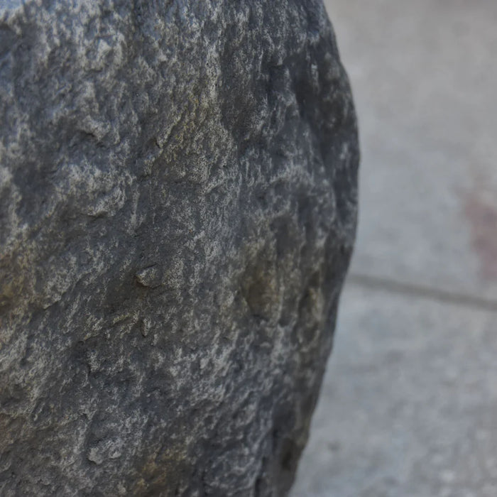 extreme close up of rocky surface on boulder tank cover