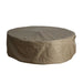 elementi columbia hexagon concrete fire pit table OFG105 free canvas cover put over coulumbia fire pit