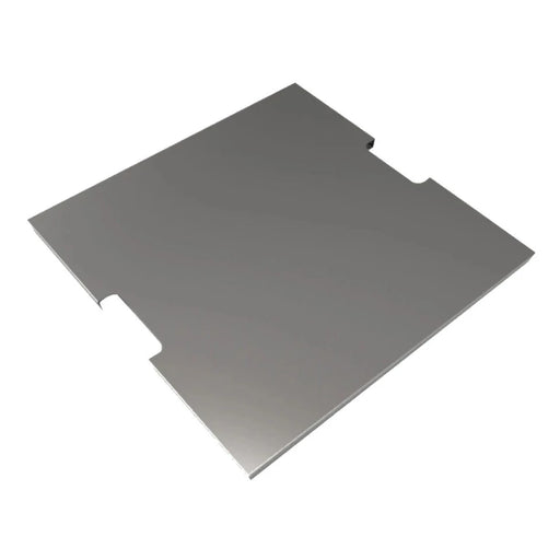 smooth silver elementi fire table stainless steel lid for square fire pit tables ONF01-220D