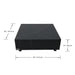 Diagram showing the dimensions of a square coffee table.