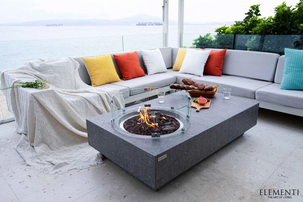 Rectangular Fire Pit - Elementi Metropolis