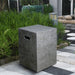 elementi metropolis or hampton tank cover on an outdoor setting with grip handles