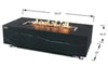 elementi plus 28x60 inch varna bulgaria black marble porcelain fire table measurements