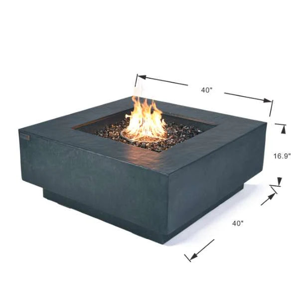 square fire pit table dimension breakdown