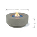 elementi plus collesso round propane fire pit table dimensions