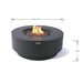 round fire pit table measurements of elementi plus nimes round fire tables