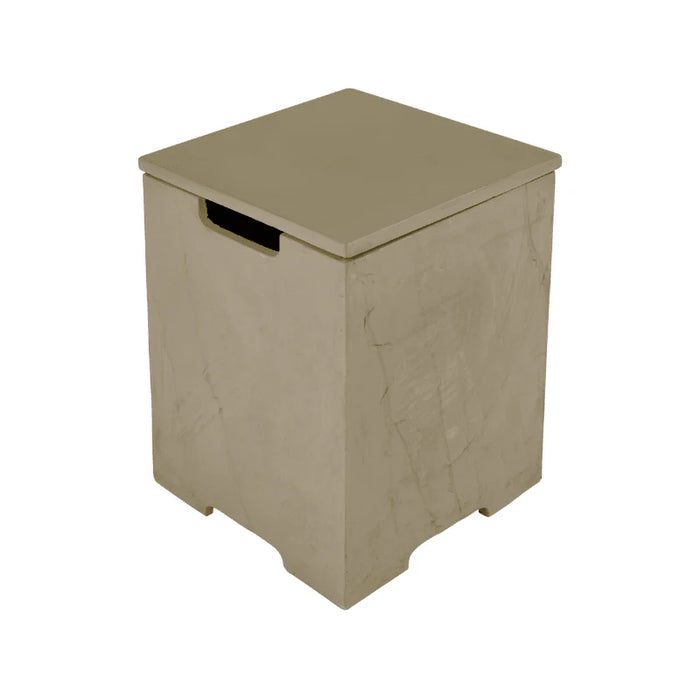 sunlight yellow square propane tank cover for elementi fire tables