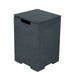  elementi plus tank cover textured DGONB405DG dark grey concrete tank cover for fire table on a white background