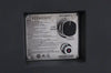 Fire pit control panel with English and French instructions, showing settings for off, low, high, and ignition. Two knobs are shown for adjusting the flame.