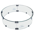 Elementi Round Glass Windscreen