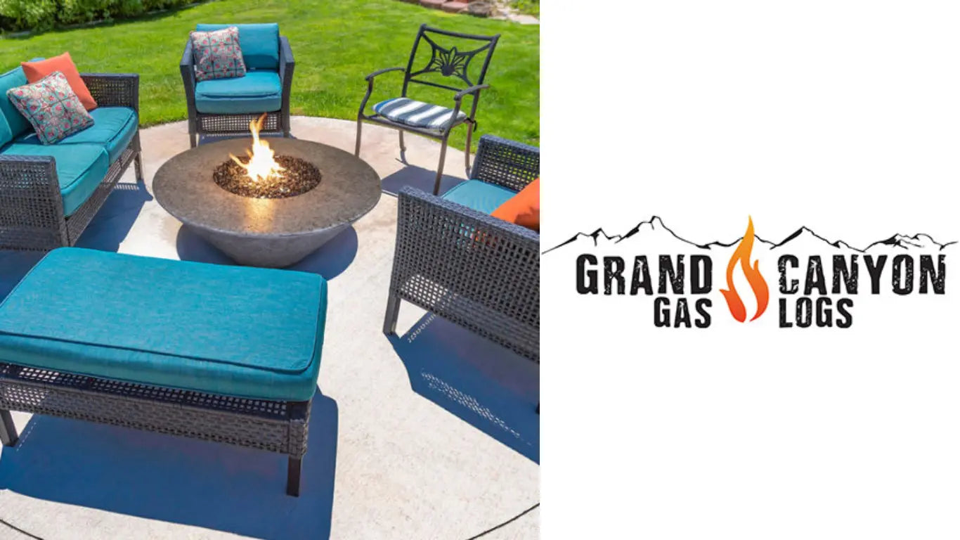 fire pit brands grand canyon gas logs