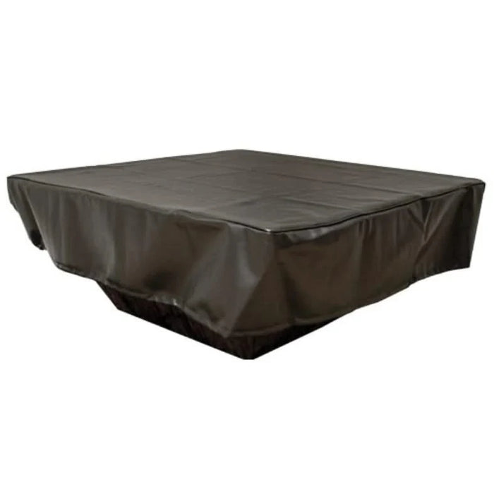 hpc fire square gas fire pit cover on a white background