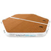floating dock inflatable with 'YachtBeach' branding on a white background