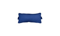 navy blue rectangle chaise headrest pillow on a white background #