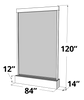 
A 3D line drawing rendering of a very large, rectangular free-standing water feature, set against a transparent checkered background. 