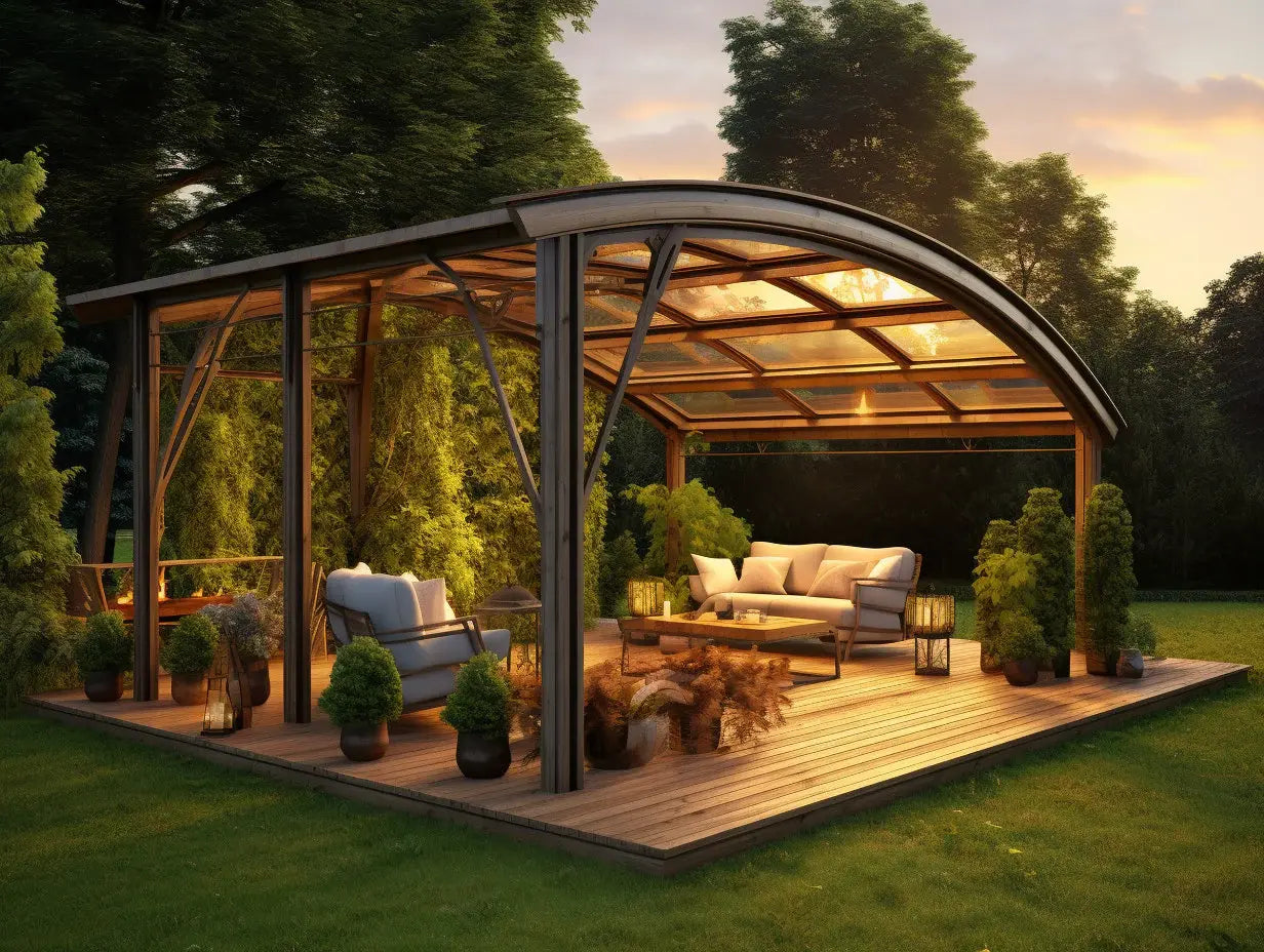 Architectural Shade and Shelter exterior terrace structural shade systems mounted in hardscape environments