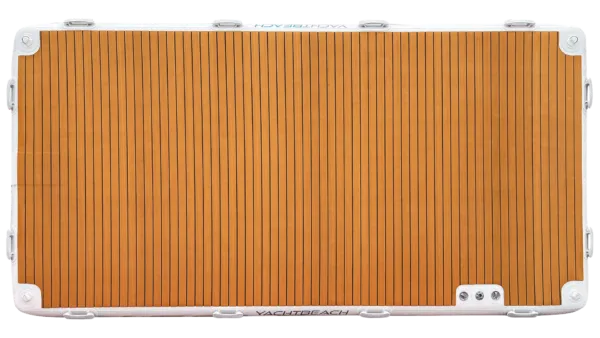 yacht platform on a white background