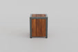 wooden propane tank storage unit