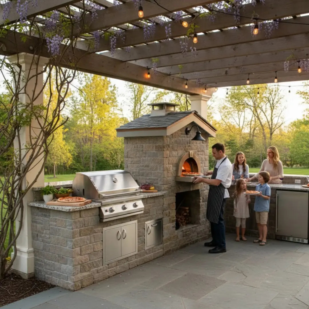 hpx fire di napoli outdoor pizzA OVEN USED BY PRPIVATE CHEF