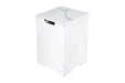 white marble propane tank cover ONB401BW  white porcelain top square tank cover