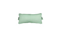 mint green headrest pillow for chaise lounger on a white background