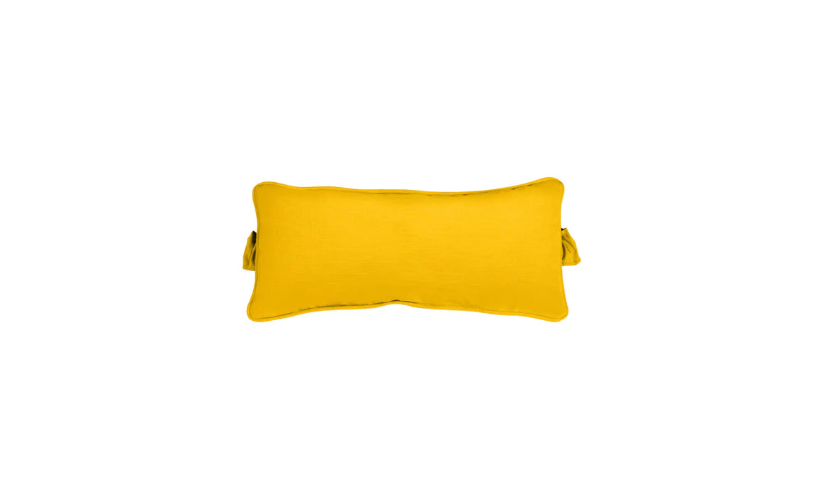 sunflower yellow marine grade headrest pillow for pool loungers