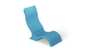 pool chair in light blue on a white background