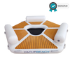 YachtBeach inflatable yacht platform in premium teak
