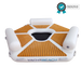 YachtBeach inflatable yacht platform in premium teak