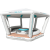 YachtBeach inflatable floating lounge boat canopy on a white background