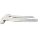 White marble patterned foil ramp with a handle on a white background