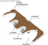 Diagram of Yachtbeach Jet Ski Dock components with labels on a white background
