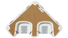 inflatable float with white frame on a white background