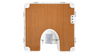 inflatable dock on a white background