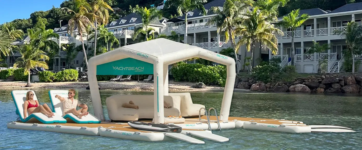 YACTHBEACH INFLATABLE FLOATING PAVILION 4.10 [13.5 ft]